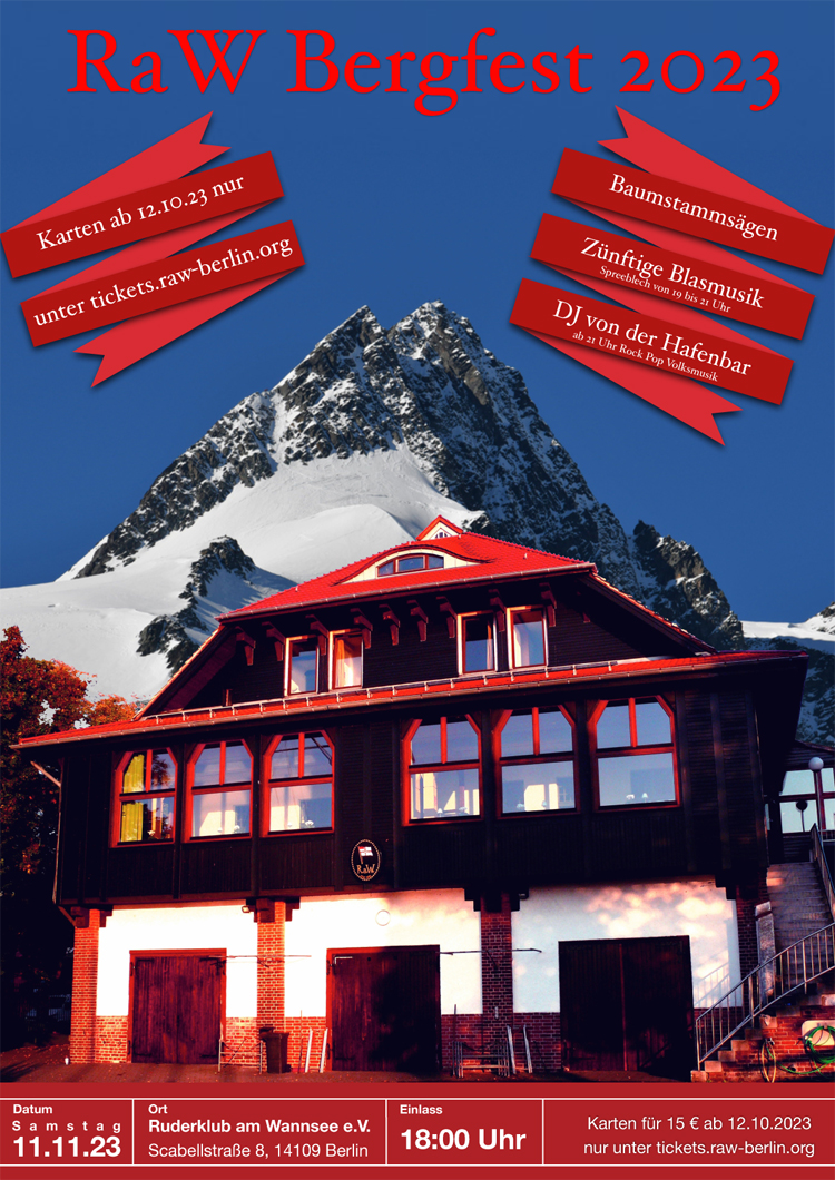 Plakat Bergfest 2023