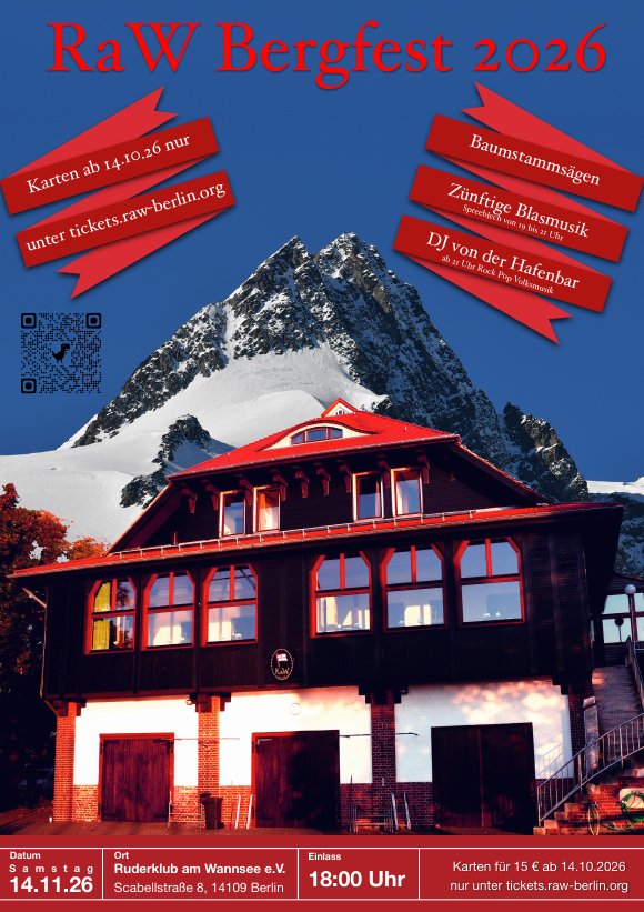 Plakat zum Bergfest 2026