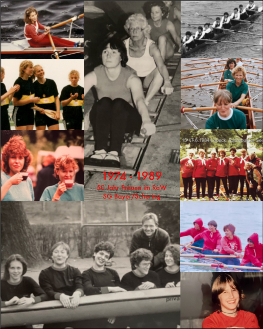 Bilder auf 50 Jahren Frauenrudern im RaW