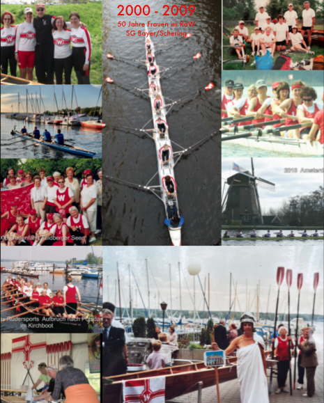 Bilder auf 50 Jahren Frauenrudern im RaW