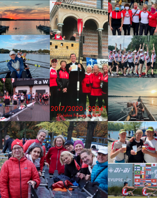 Bilder auf 50 Jahren Frauenrudern im RaW