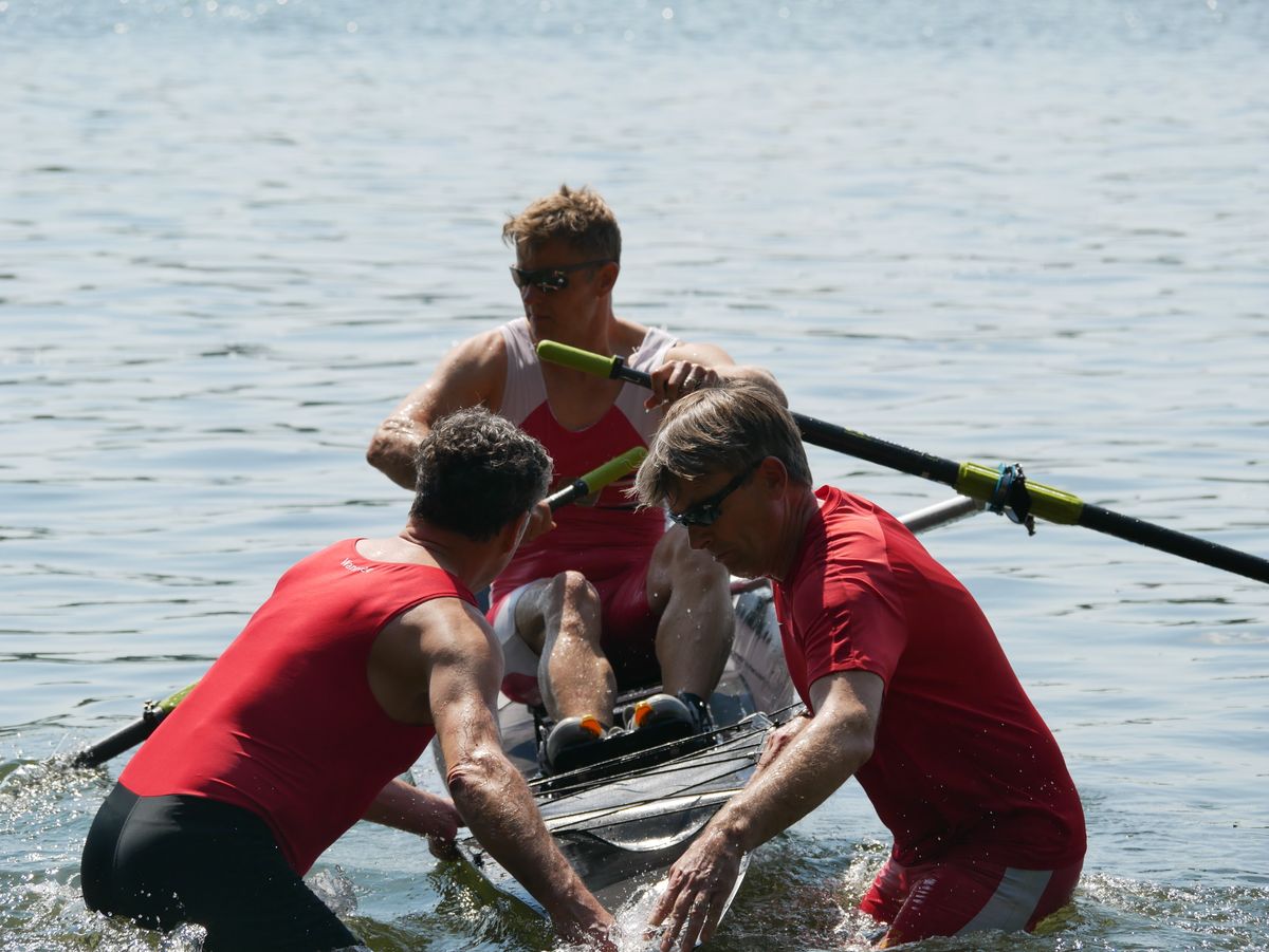 Manchmal ist auch der Start schon wacklig.