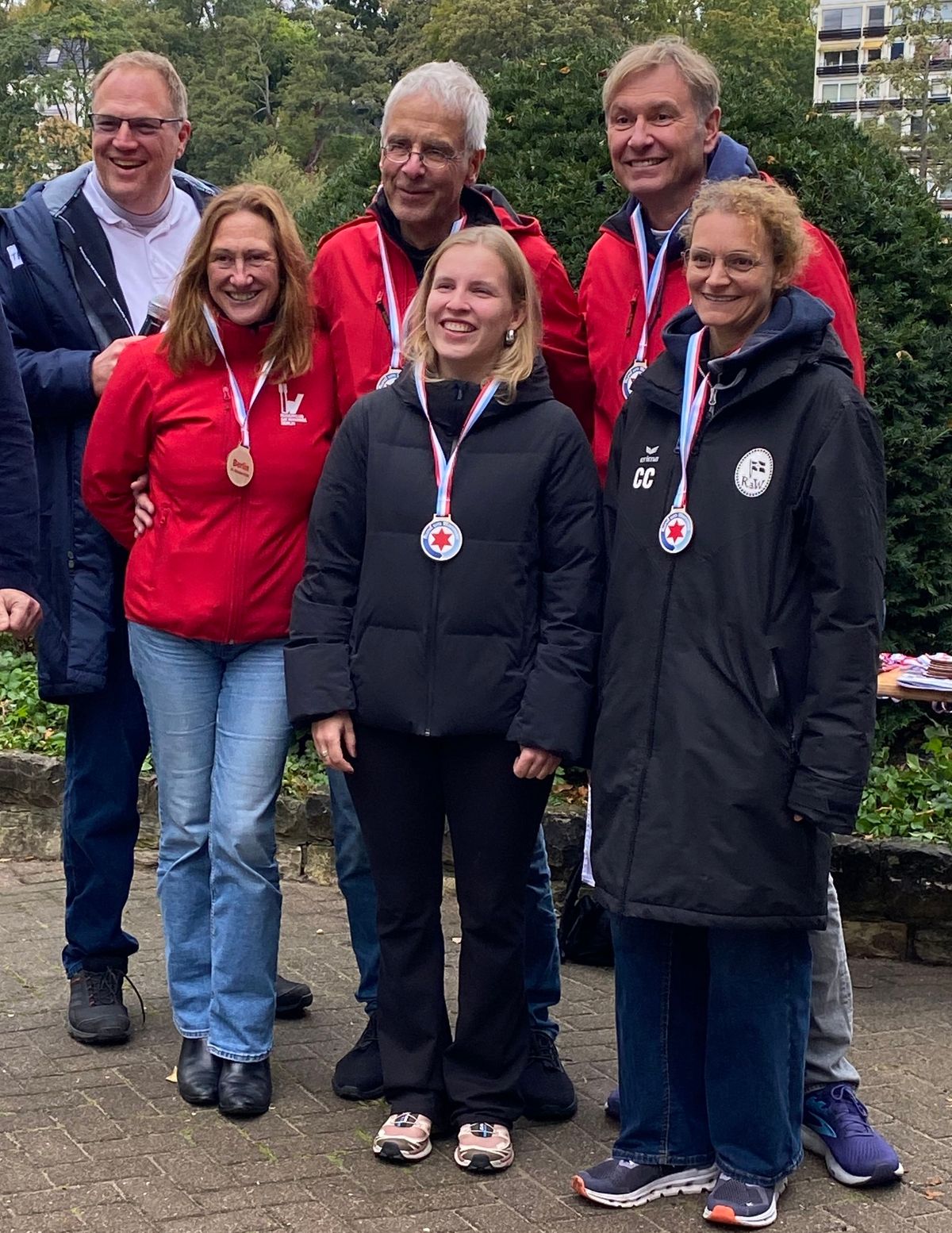 Bei der Siegerehrung