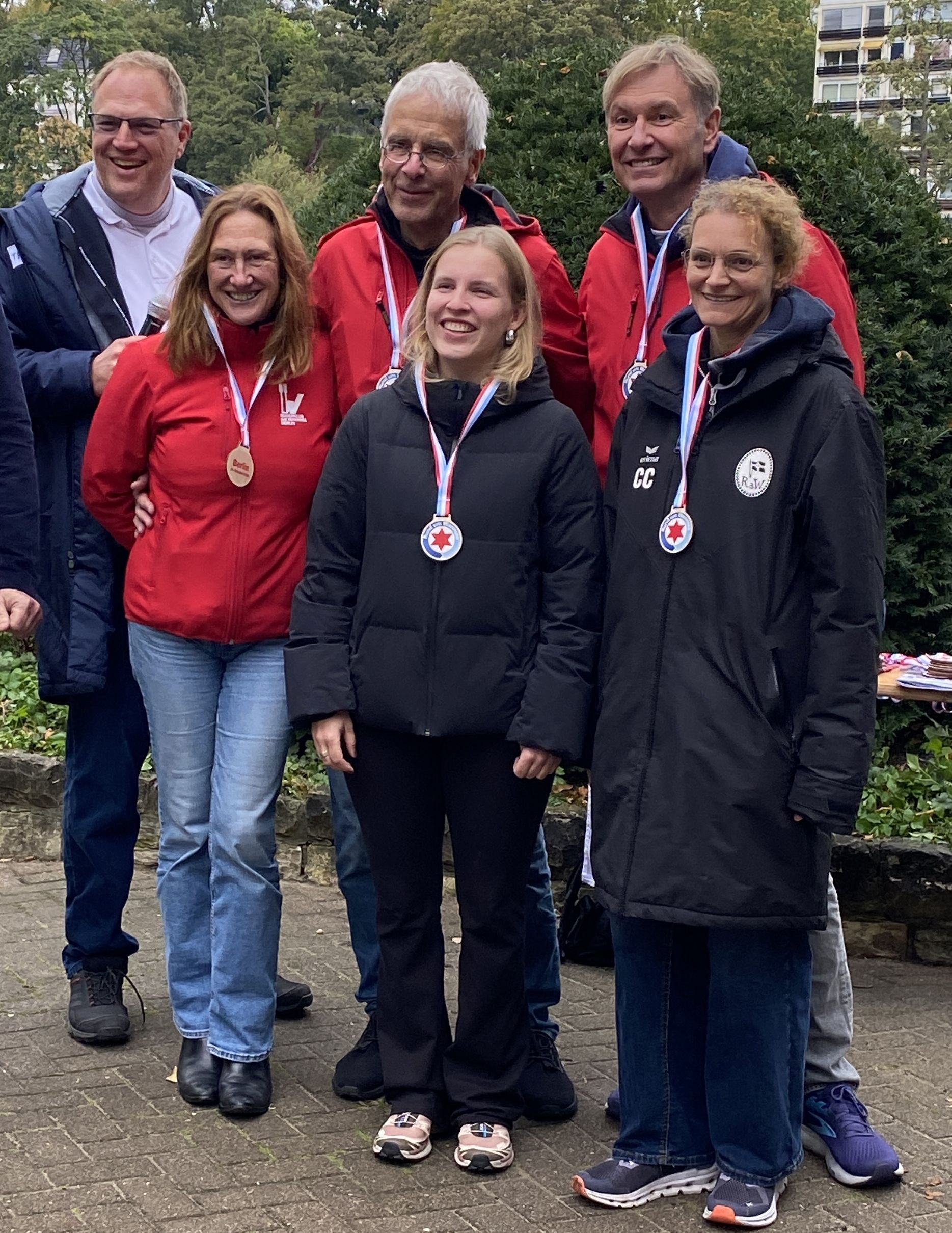 Bei der Siegerehrung