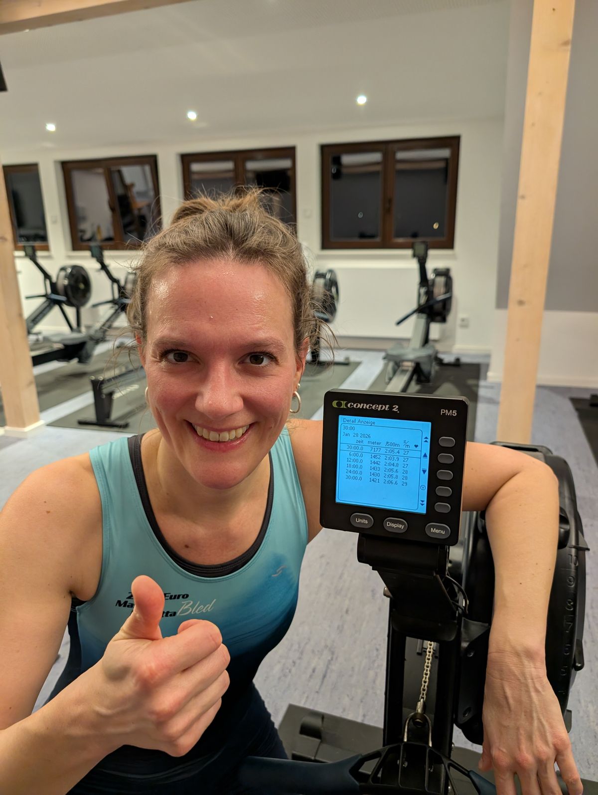 … und wenn dann der eigene Rekord eingestellt wird, ist die Anstrengung noch schneller vergessen. Marion kam so weit wie noch nie