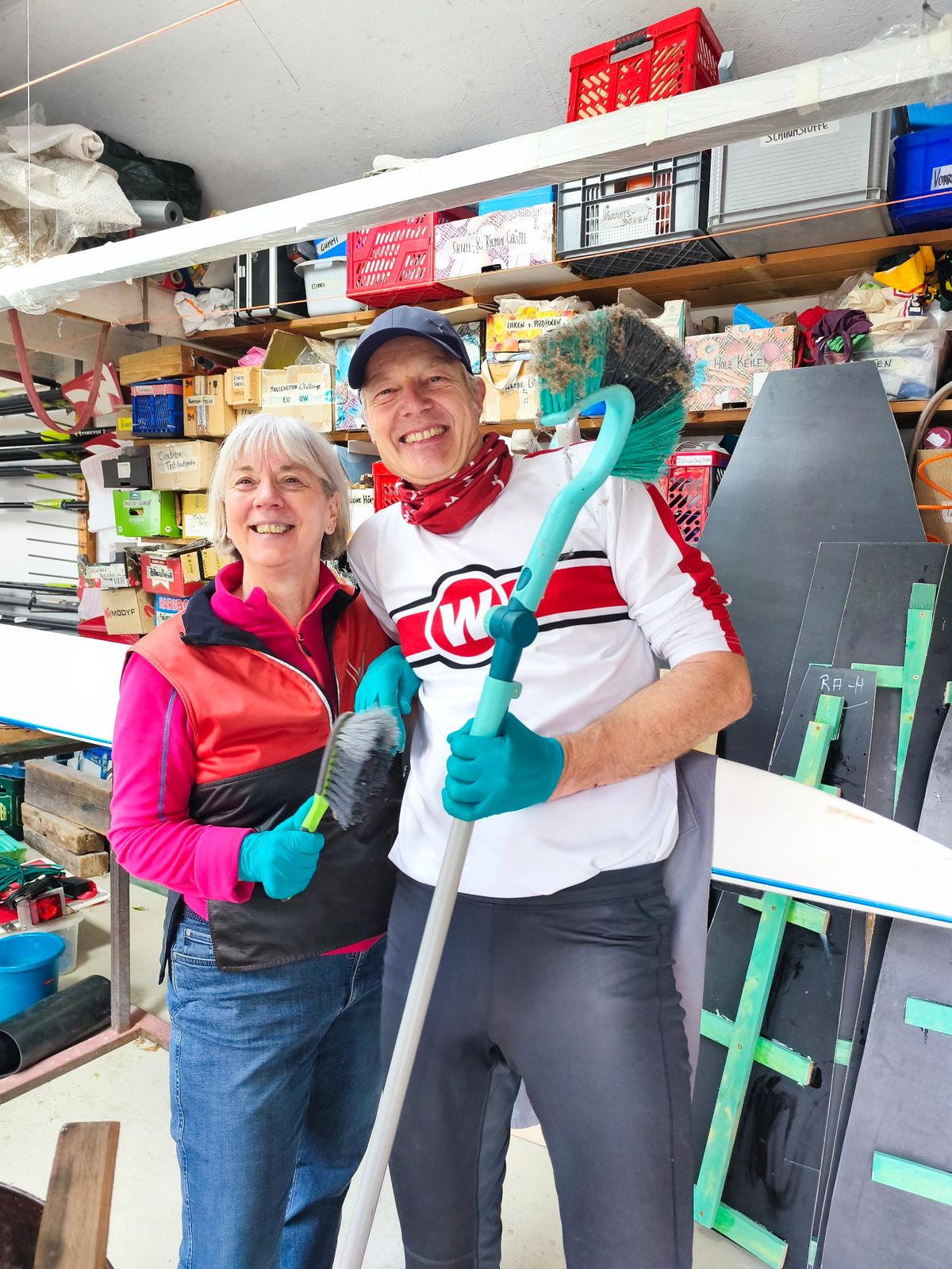 die mit dem Putzfimmel....