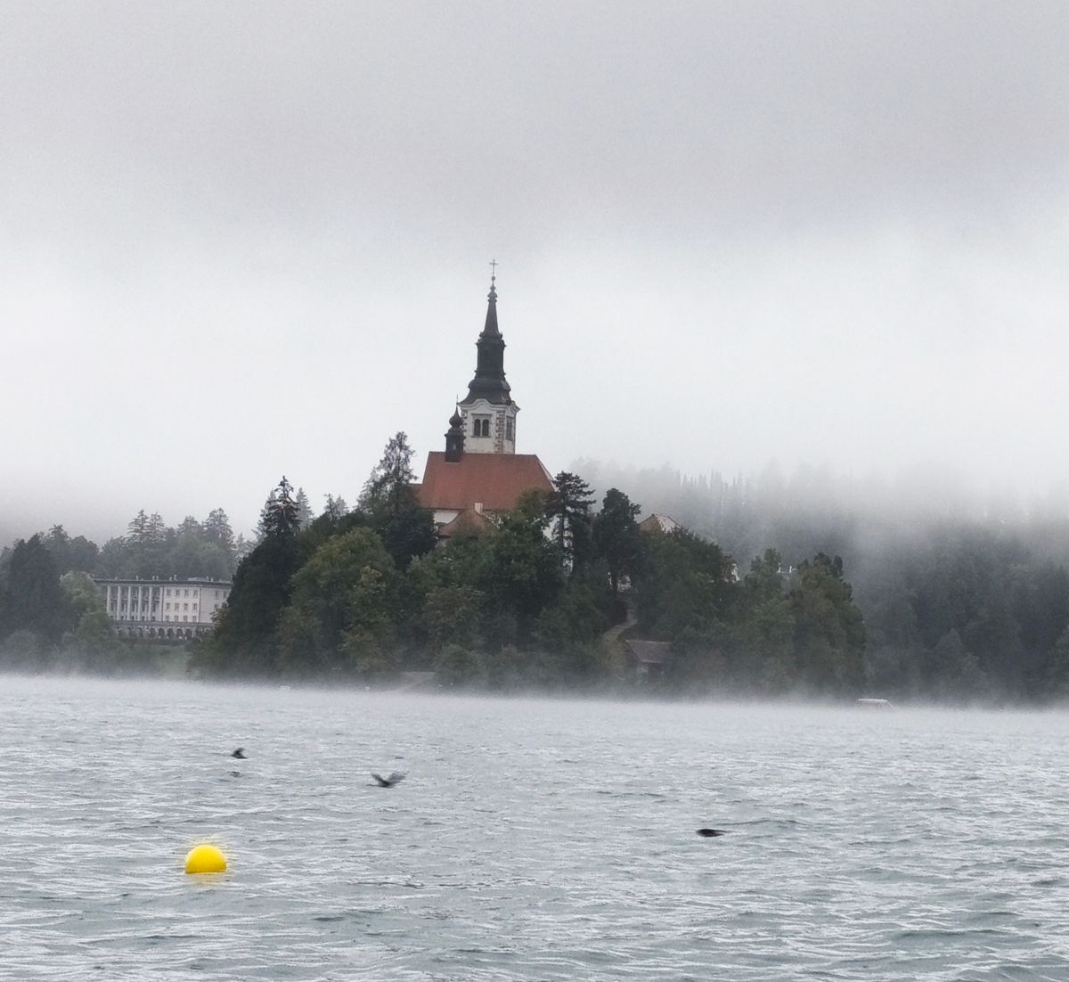 Die Klosterinsel im Bleder See