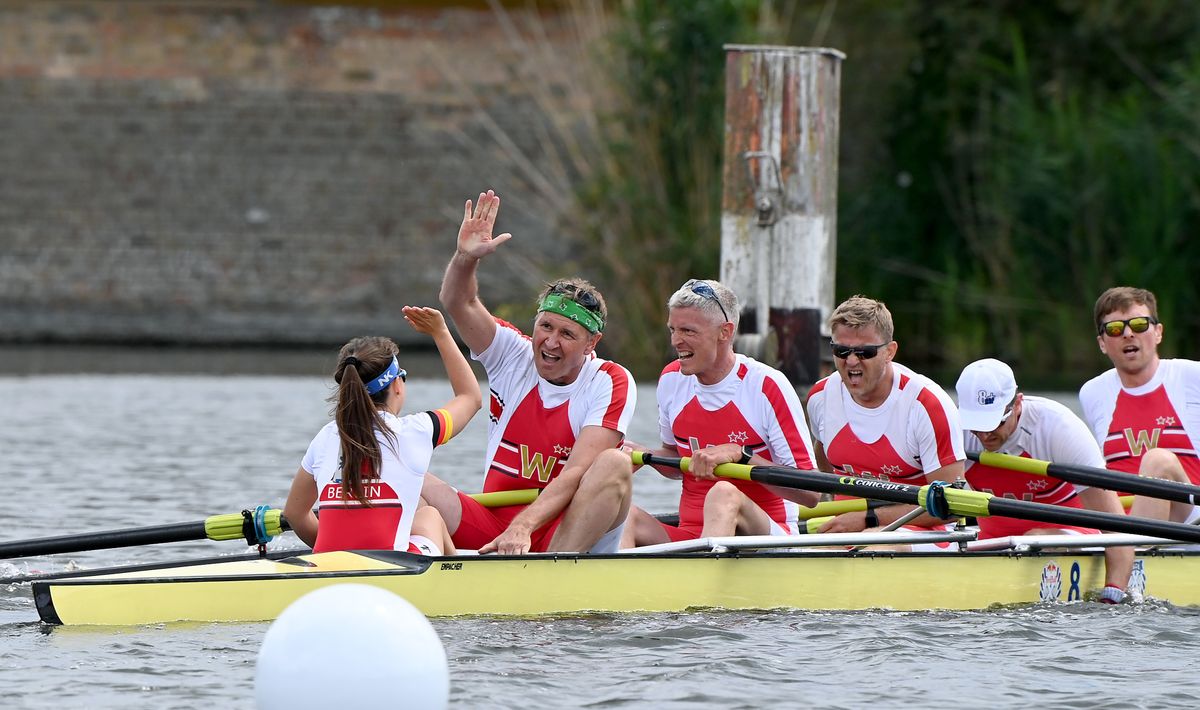 Ein Achter nach dem Zieleinlauf